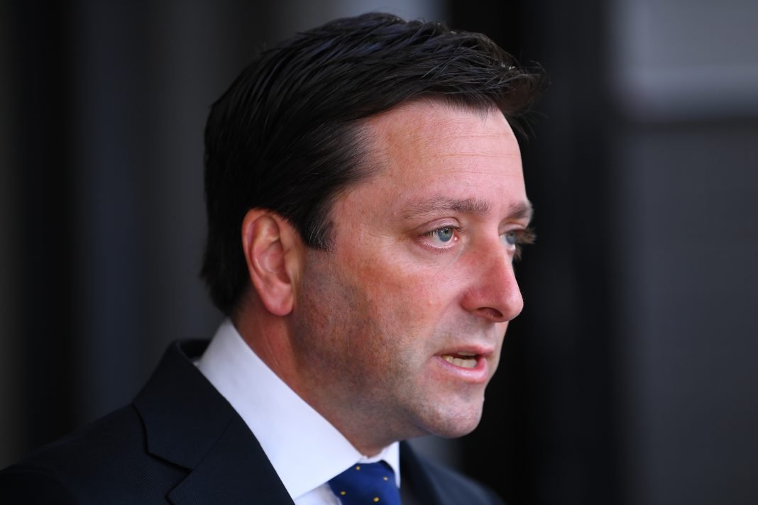 Victorian Opposition Leader Matthew Guy has promised no more lockdowns if he wins the next election. (James Ross/AAP PHOTOS)